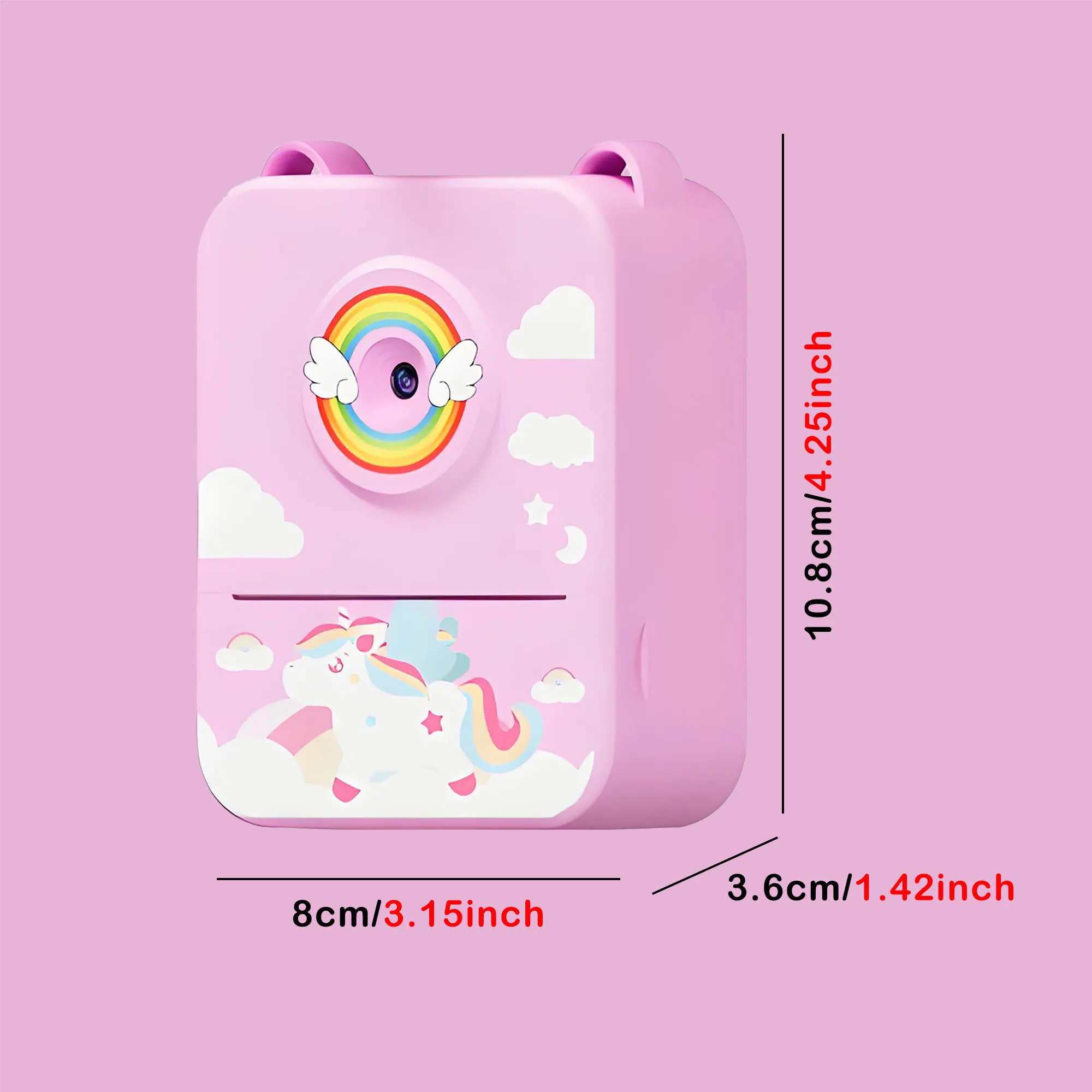 Kids Instant Print Digital Camera - Portable & Fun Photography Experience
