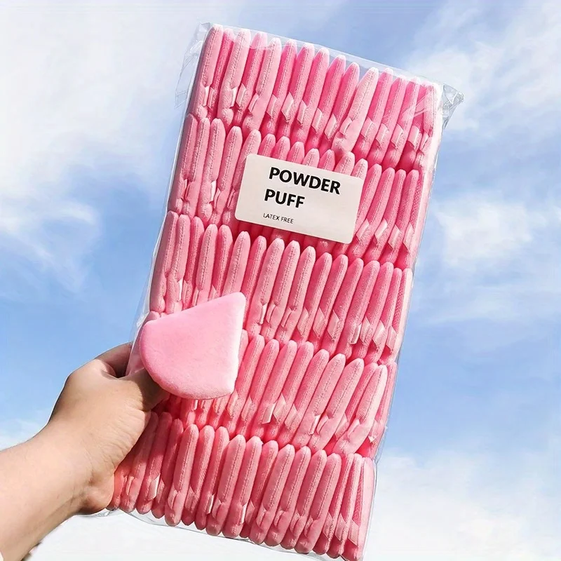 15Pcs Mini Makeup Puffs - Ultra-Soft, Fragrance-Free for Powder/Foundation - Disposable w/ Case, Travel-Cute for All Skin