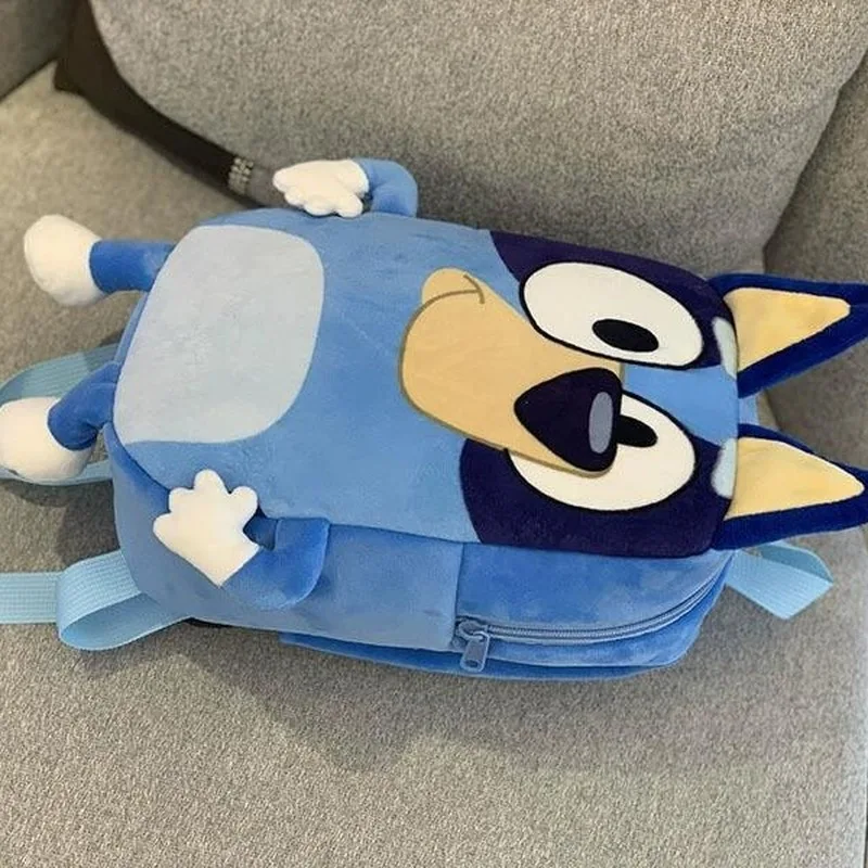 Moose Genuine Bluey Friends Bingo Family Plush Bag Children School Bag Plush Mini Backpack Book Soft Bag Gifts For Children