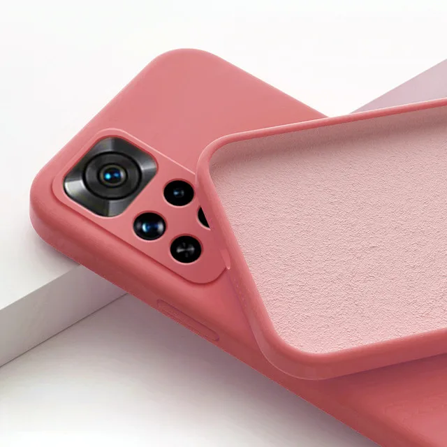 thumbnail image 1 of Liquid Silicone Case On For Xiaomi Redmi Note 11 11S 12 Plus POCO X5 F5 M4 Pro 5G Cover, 1 of 5