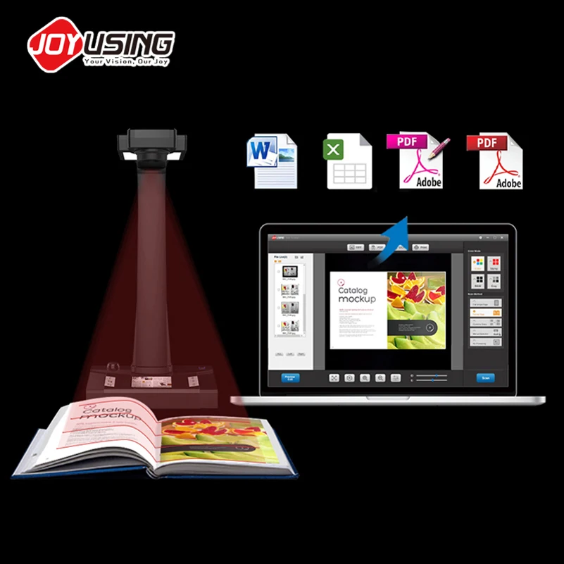 조이유징 V160 프로 레이저 고화질 16.0MP 자동 초점 A3 북 스캐너