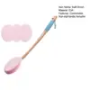Back Lotion Applicator with Replaceable Cotton Pads Even Coverage Applicator with Curved Handle Back Feet Cleaning Bath Scrubber 5