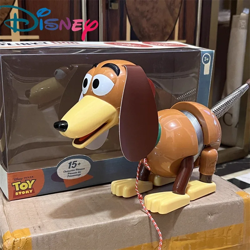28Cm Anime Toy Story Slinky Dog With Voices Toys Modello Di Figura Bassotto Cosplay Regalo Di Natale Di Compleanno