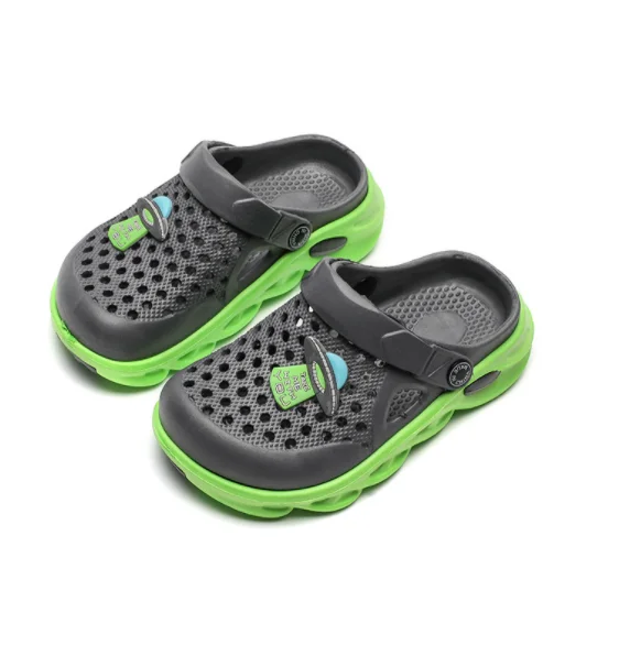 Ltolo Children Girl Boy Mules Clogs Kids Summer Crock candy Garden Beach Slippers Cave Hole Baby Shoes For Girls Boys 24-35