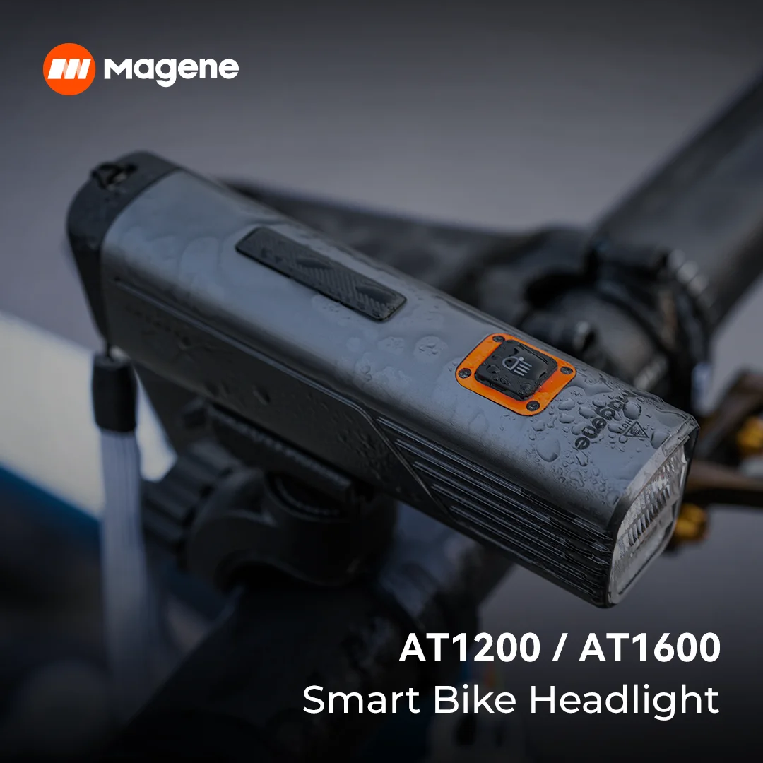 Magene AT1200/AT1600 Smart Bike Headlight Intensity Stable Light 3