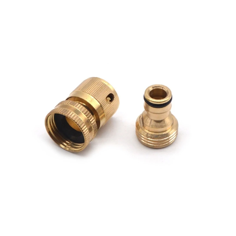 

Brass 3/4" Thread Quick Connector Garden Water Guns Connector Car Washing G2AB
