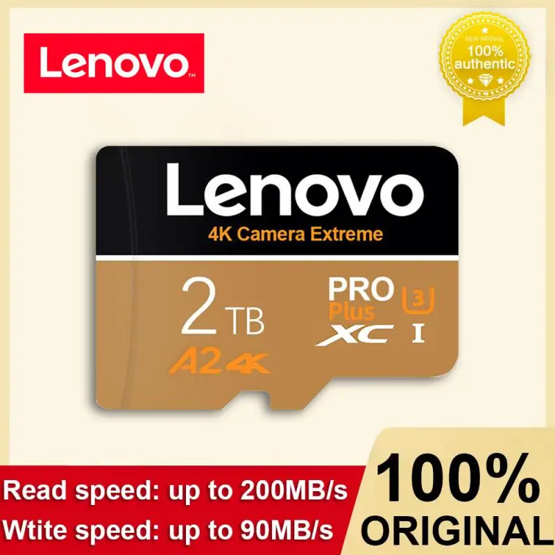 Lenovo 2Tb Sd Memory Card 64Gb 128Gb Sd/Tf Flash Card Mini Sd Card Uhs-1 Flash Memory Card Con Pacchetto Adattatore Sd Gratuito