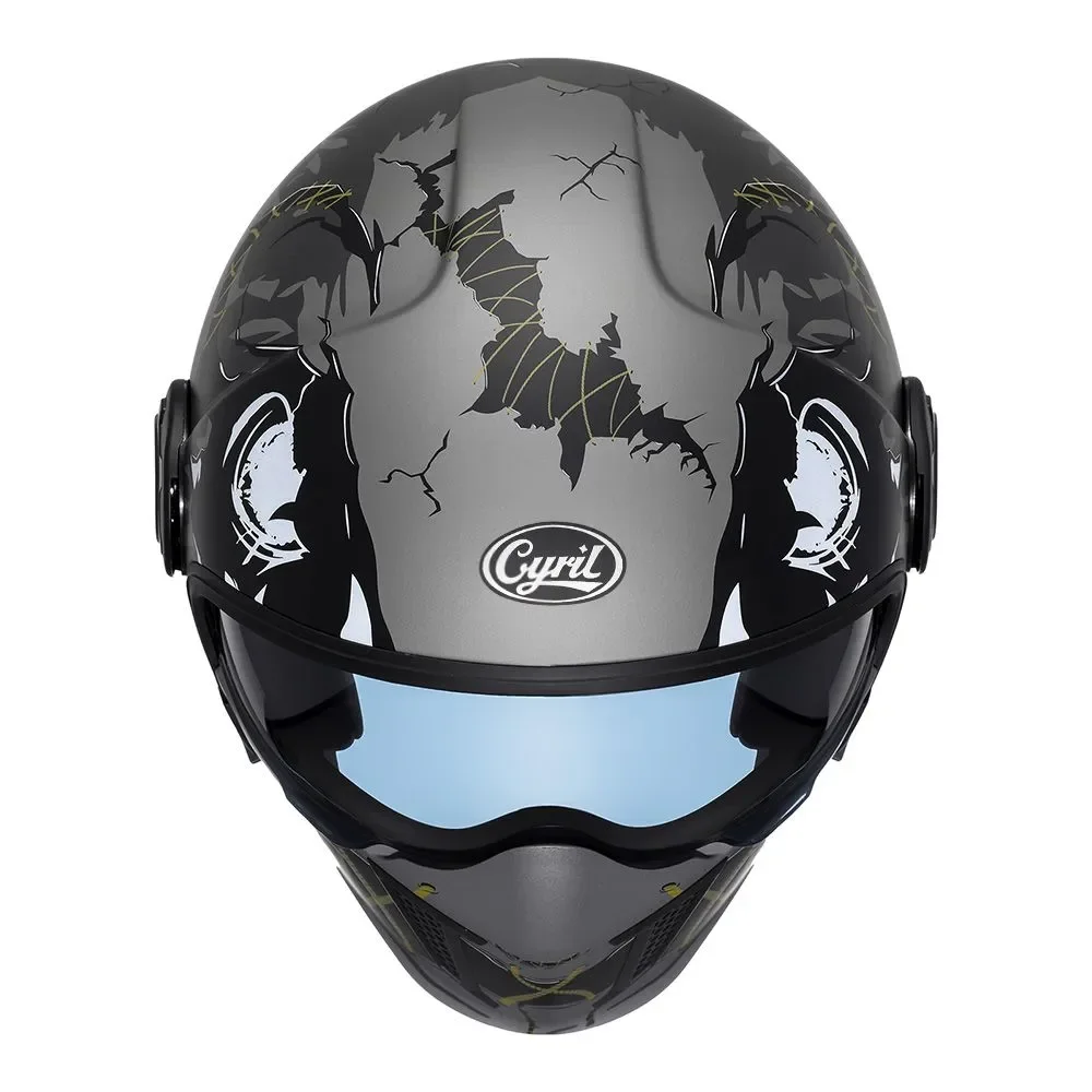CYRIL Motorcycle Helmet Full Face Open Face Helmets 3/4 Men Women Modular Dual Visor Helmet For Motorcycle ECE DOT Approved