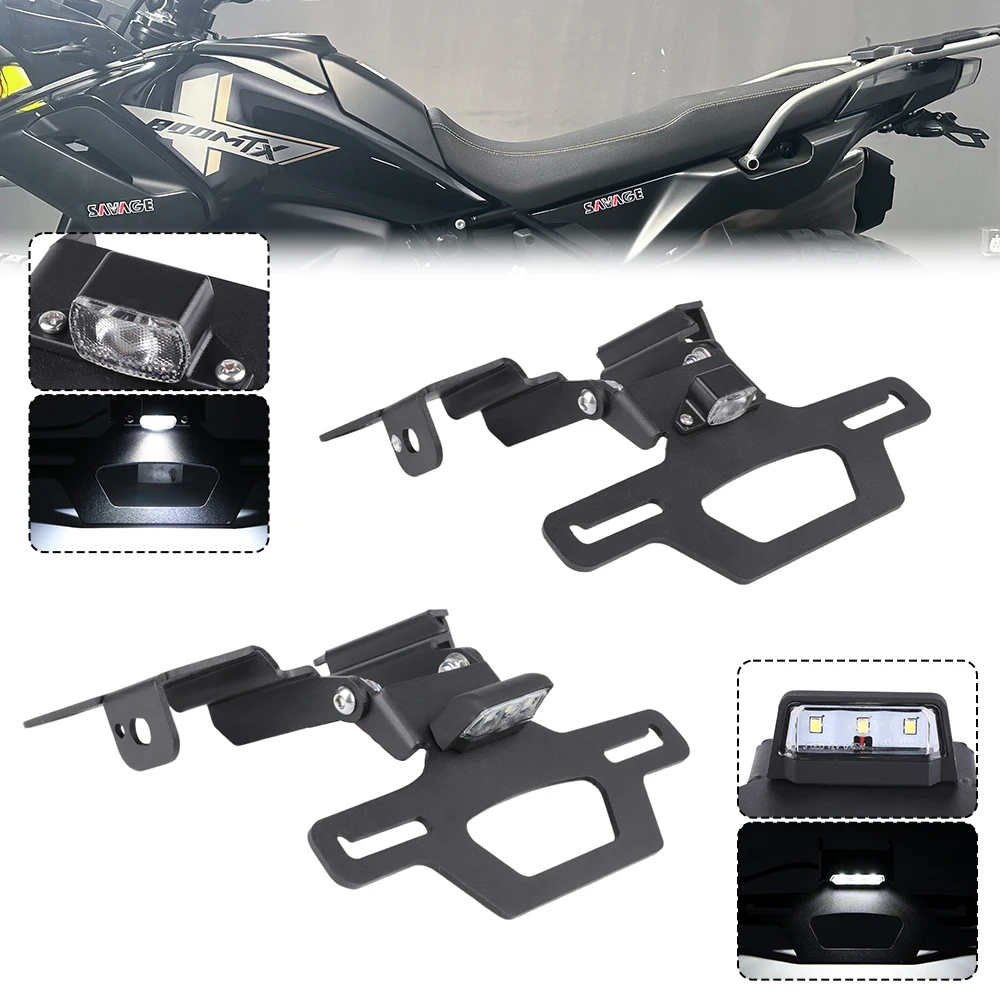 Motorcycle License Plate Holder Tail Tidy Fender Eliminator Kit for CFMOTO 450MT 800MT-X