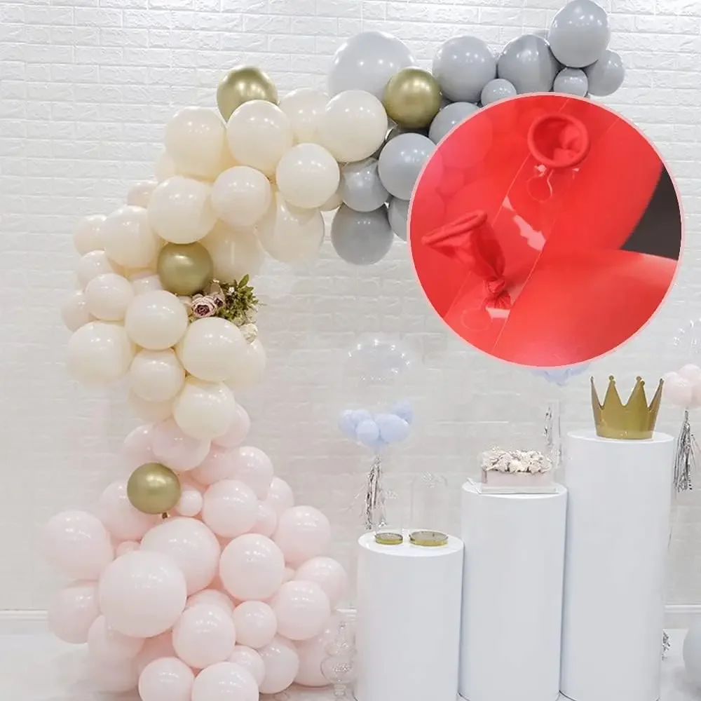 2pcs 풍선 갈 랜드 테이프 스트립 풍선 아치 스트립 풍선 장식 스트립 크리스마스 웨딩 생일 파티
