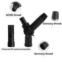 Angle Adapter with 3-Arms for Extension Pole Hinge Tip Direction Adjustable Device with Standard Germany Thread Tip 2