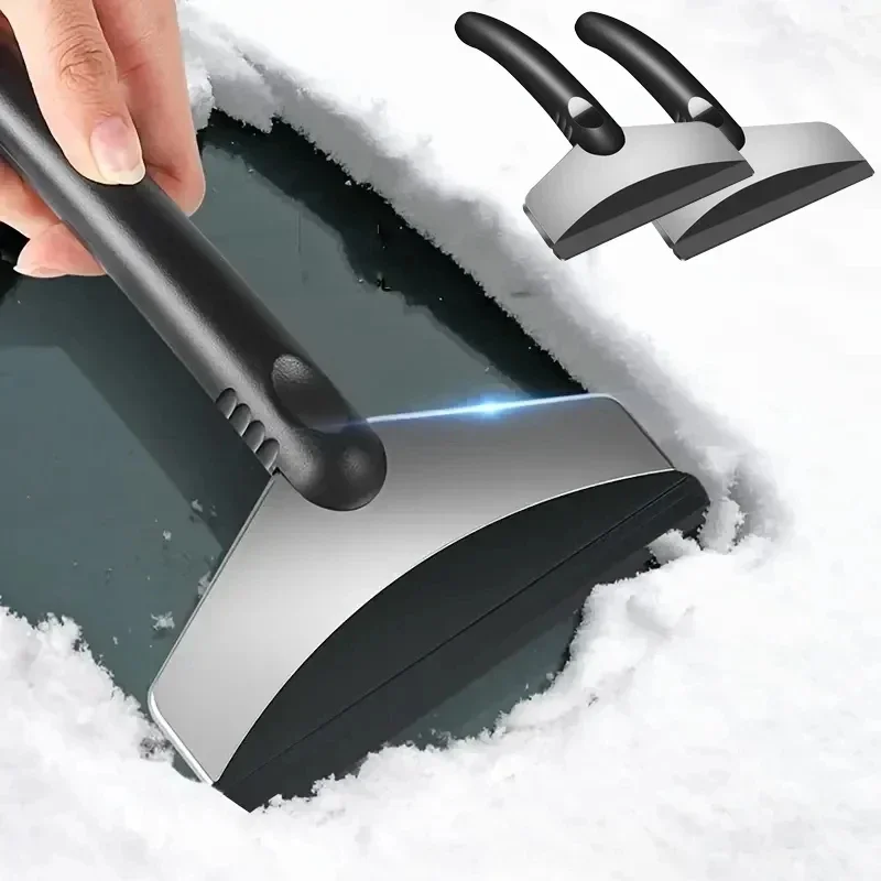 2Pcs Car Snow Remover Ice Scraper Windshield Ice Breaker Shovel Cleaning Tools