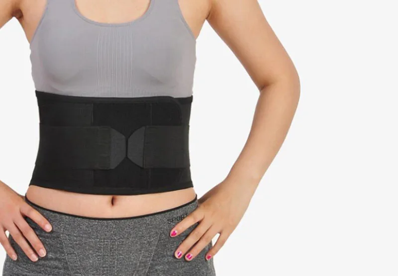 Aluminum plate protection of lumbar curvature waist upgrade model Spontaneous heat waist support tools