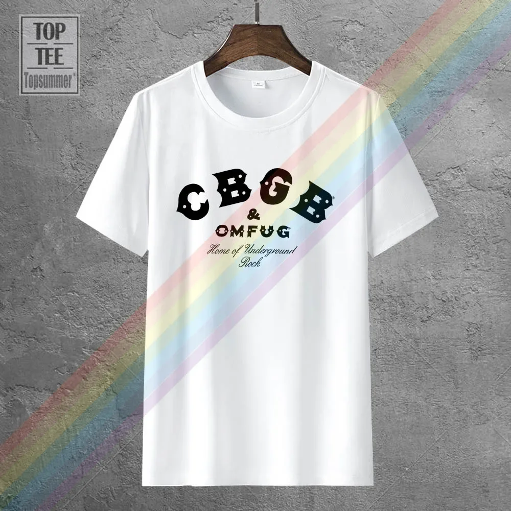 

Officially Licensed Cbgb & Omfug Logo Women T Shirt S Xl Sizes Summer Funny Cotton Hipster Tees Fashion Harajuku Brand T Shirt