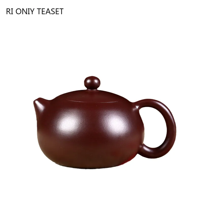 

320ml Yixing Purple Clay Xishi Teapots Raw Ore Zhu Mud Tea Pot Home Chinese Zisha Kettle Tea Ceremony Customized Gifts