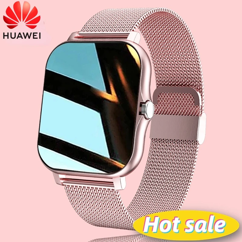 2023 Huawei Watch for Women Bluetooth Call Heart Rate Monitor Waterproof Sports Fitness Tracker