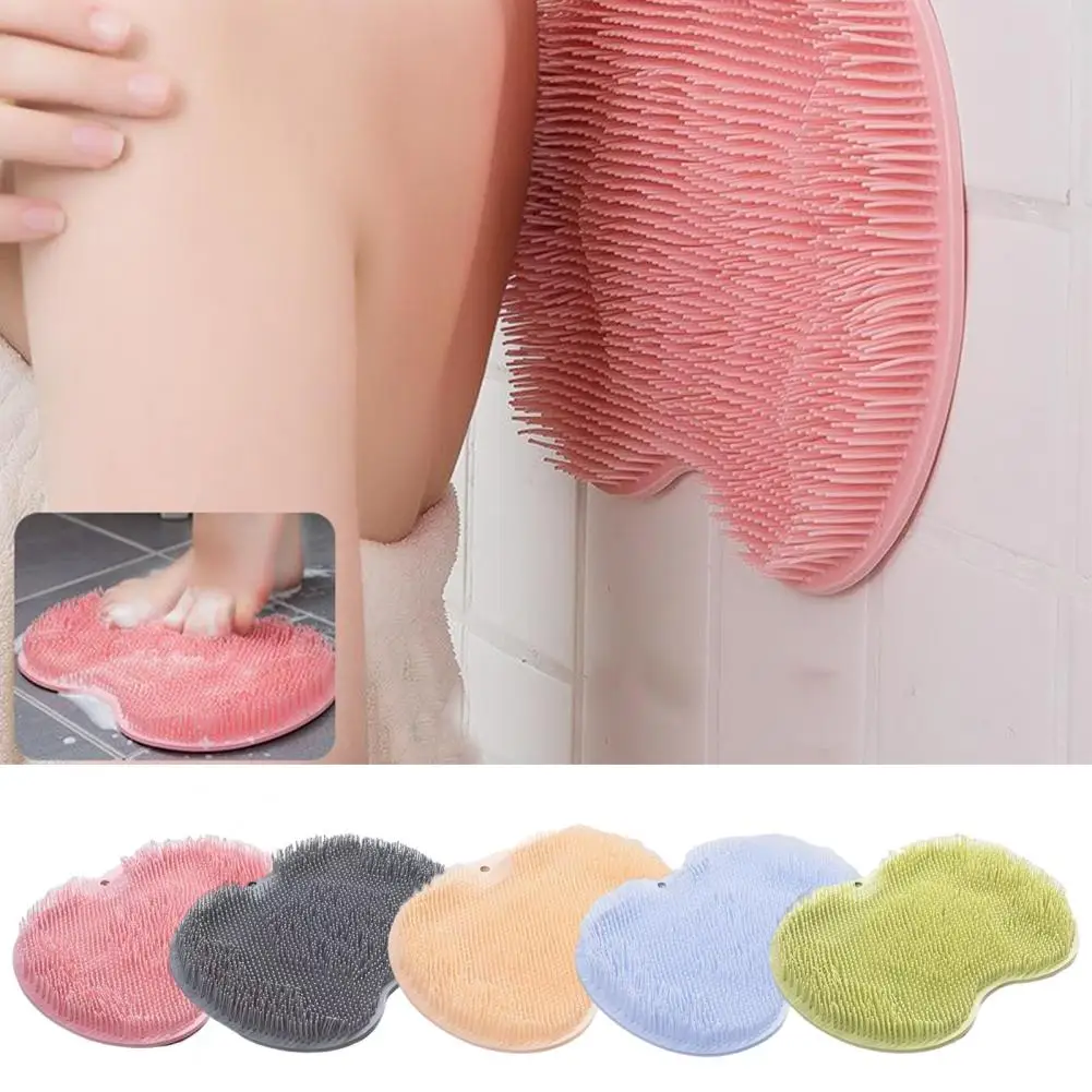 Anti Slip Mat Anti-slip Bath Brush Foot Massager Mat with Suction Cup Design Shower Massage Scrubber