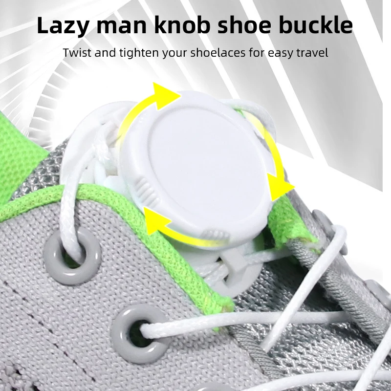 

1Pair Sneaker ShoeLaces Elastic No Tie Shoe Laces Stretching Lock Lazy laces Quick Rubber Shoelace Shoestrings 120CM