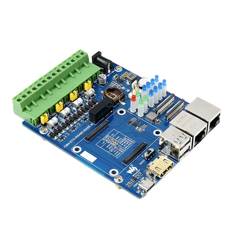 

Плата расширения Waveshare для компьютера Raspberry Pi, 4 порта, 4-полосная, RS485, Gigabit Ethernet, USB 2,0