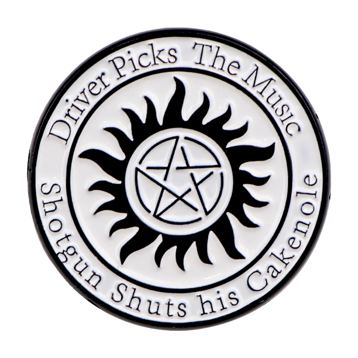 Supernatural-Inspired Enamel Pin Brooch - Stylish Fashion Accessory & Gift