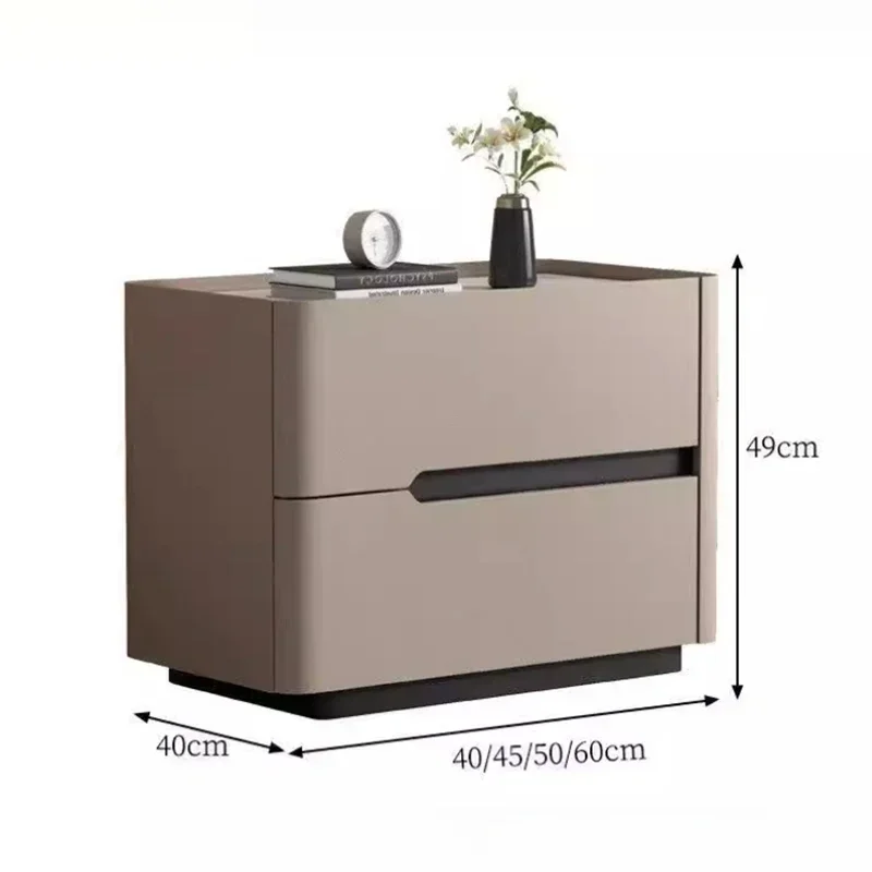 Nordic Modern Night Table Storage Aesthetic Luxury Minimalist Bedside Table Drawers Trendy Mesitas De Noche Bedroom Furniture