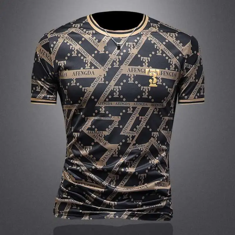 T-shirt Homme été Coton Soie Mélangé - Col Rond, Manches Courtes - De M à 4XL