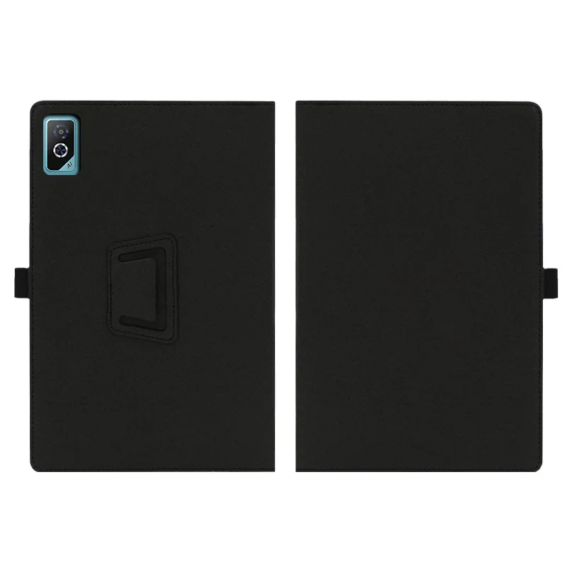 Case - 12 Folding Stand Protective Cover with Pencil Holder and Wrist Strap, PU Full Protection