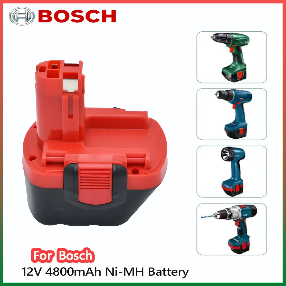 Bosch bater a recargable psr de 12 v 4800mah 6800mah 4 8 ah ahs
