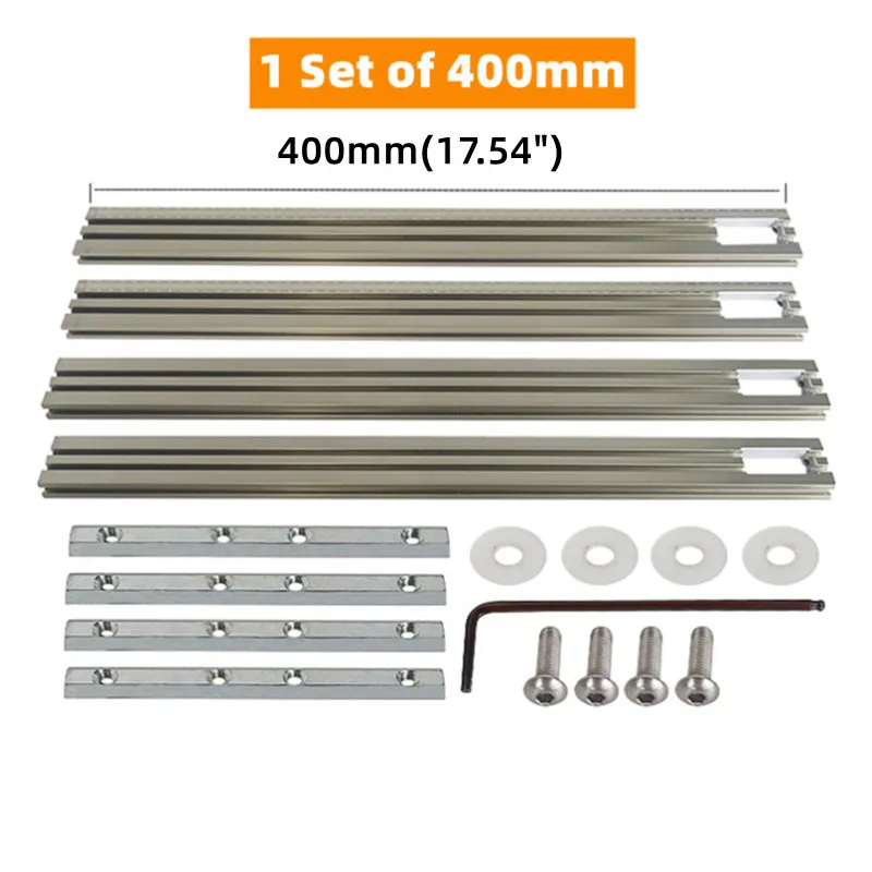 Adjustable Guide Rail Bracket for Woodworking - Routing Jig Frame for Trimming, Milling, and Engraving