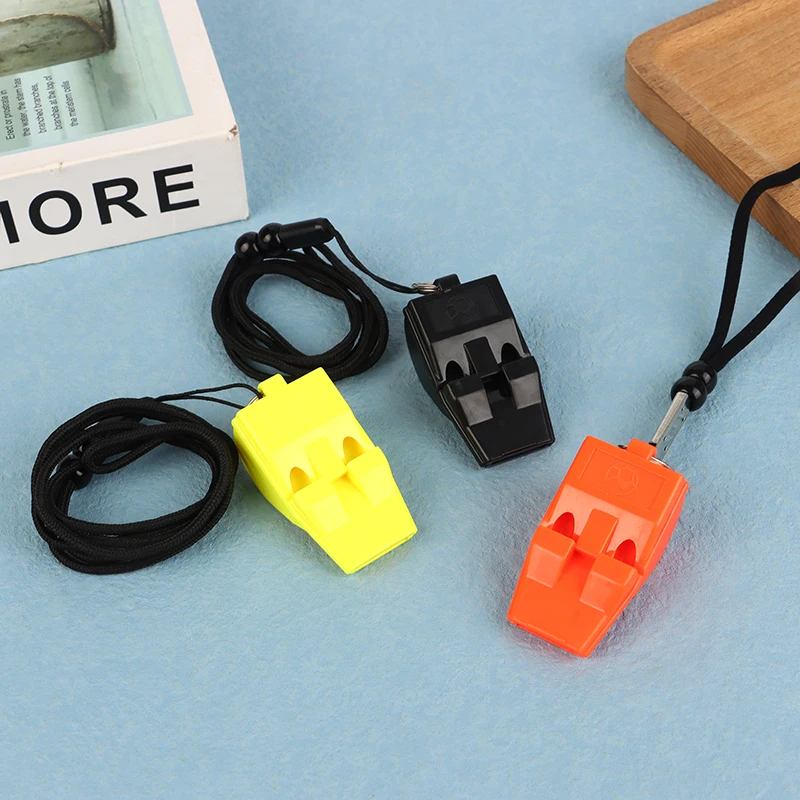 Soccer Football Basketball Sports Whistles 120 DB Three Chamber Referee Whistles Sports Training Supplies