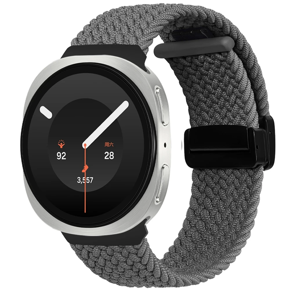 Magnetic Braided Nylon Loop Watch Band Strap - Universal Fit