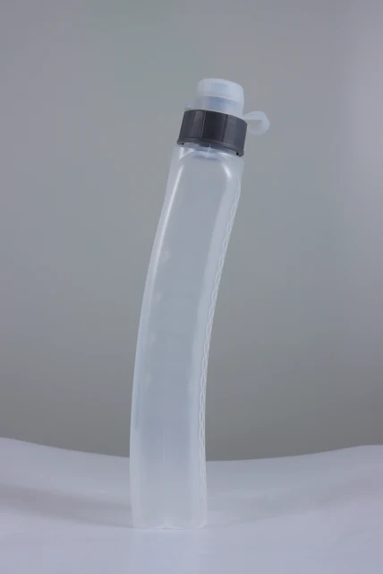 400ml Portable Fanny Pack Bike Water Bottle Outdoor Running Mountaineering Plastic Sports Water Bottle Curved Bottle 6