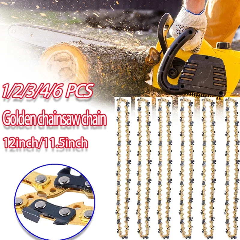 Chainsaw Saw Chain 12 /11.5 Inch 45 Drive Link 22 Cutter 3/8" LP Pitch .050" Cutting Lumbering Pruning Electric Saw Parts chainsaw chain