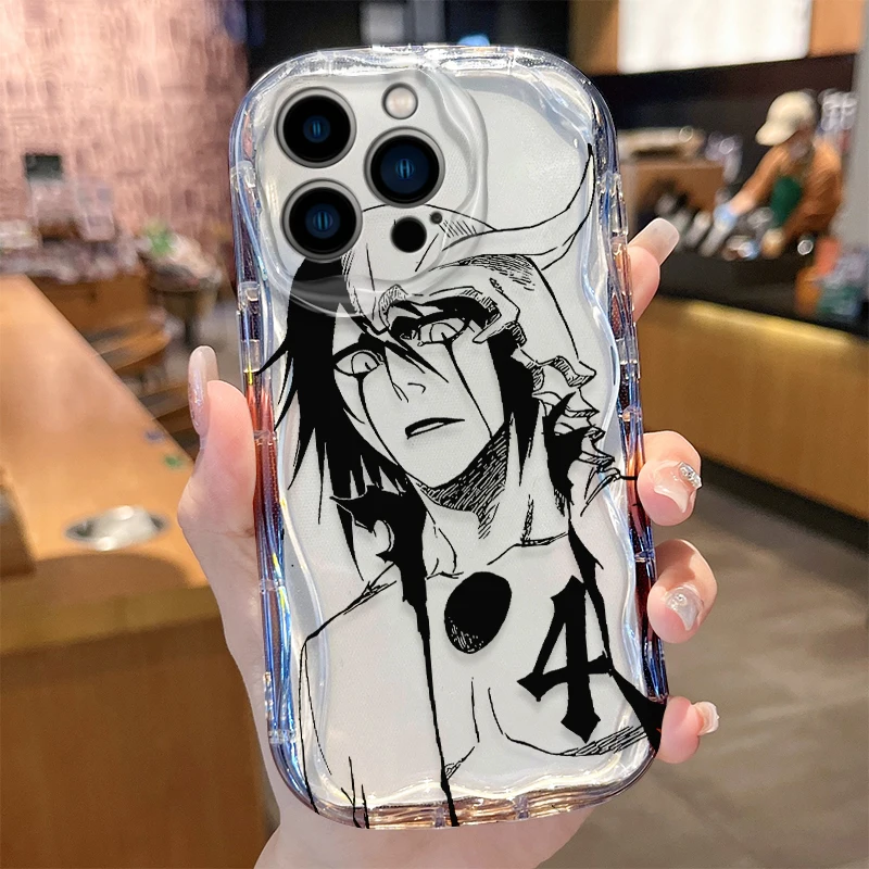 Stylish Anime Bleach Wave Design Shockproof Phone Case