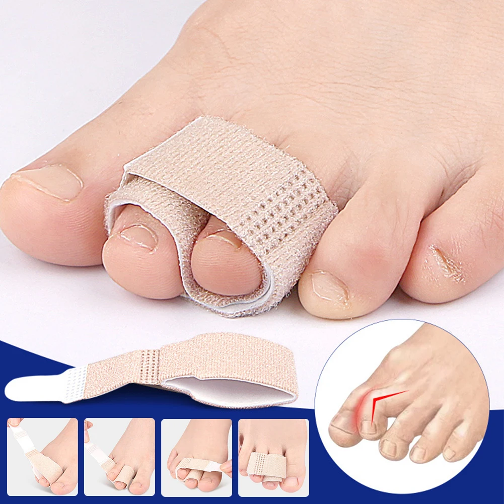 4Pcs Hammer Toe Straightener Reusable Overlapping Toes Corrector Improve Foot Health Brace Orthopedic Separator Foot Care Tool