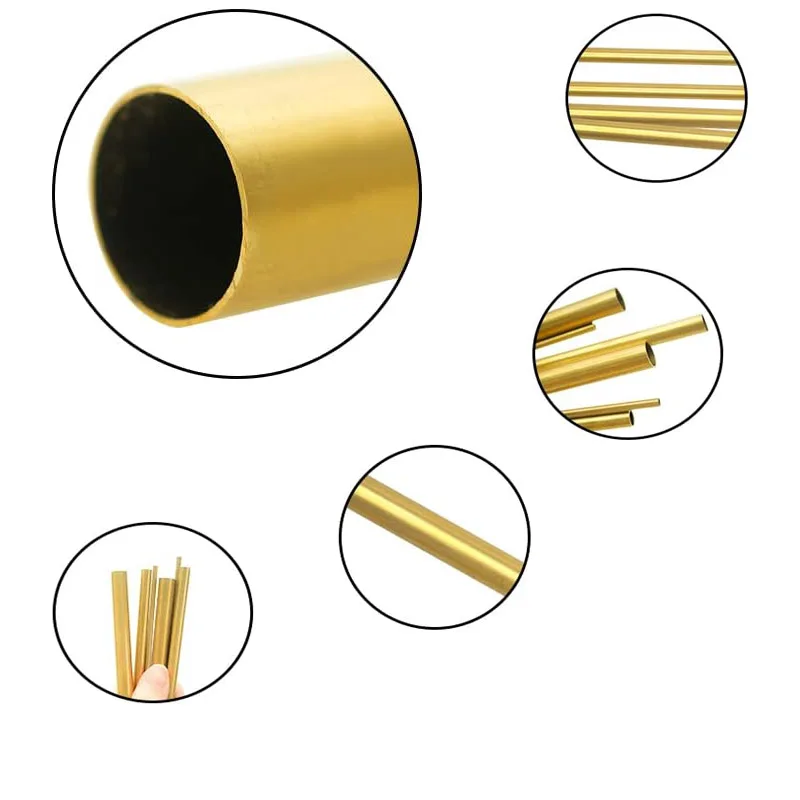 Messingrohr 300mm - Nahtlose Rundrohre Für Modellbau Und Industrie