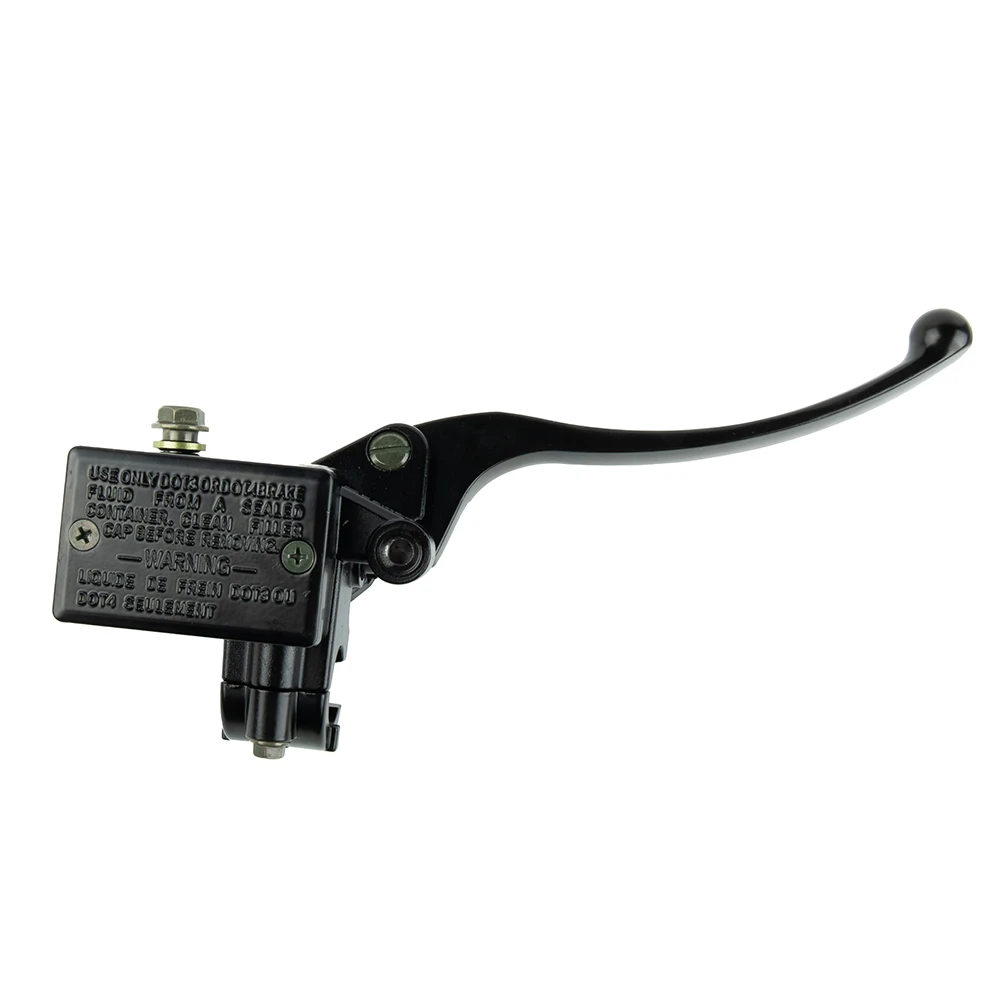 For Honda Brake Cylinder Black Motorcycle Replacement 7/8" Handlebar Aluminum Reservoir Practical