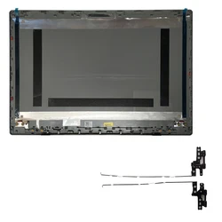 Enhanced Protective Case with LCD Back Cover, Front Bezel, Palmrest Upper, and Bottom Base (Silver A Hinges)