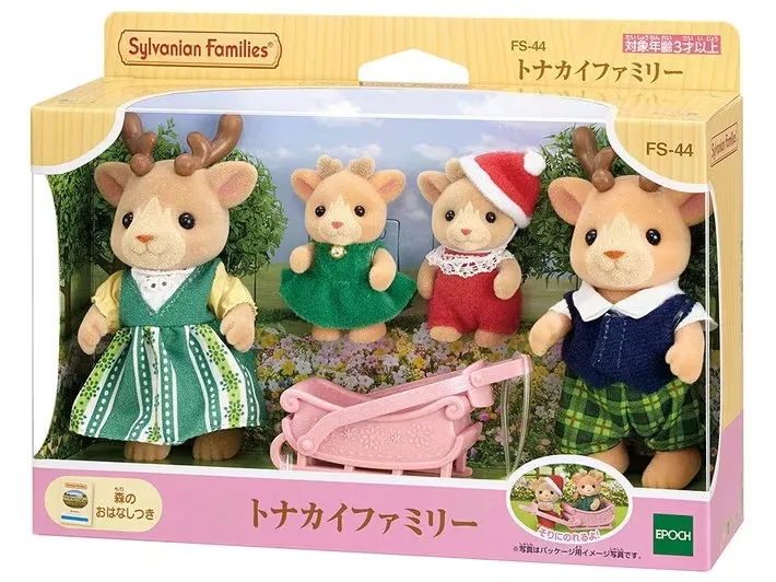 Sylvanian Families Anime Girl Figures Baby Series Figure Furniture Set Pvc Statue Model Doll Collection Ornaments Gifts Toys anime girl figures dollhouse furniture set doll house toys