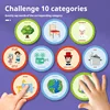 Children's Toys Spell English Word Game Card Quickly Say Words Interactive Board Game English Literacy Card 2