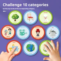 Children's Toys Spell English Word Game Card Quickly Say Words Interactive Board Game English Literacy Card 2