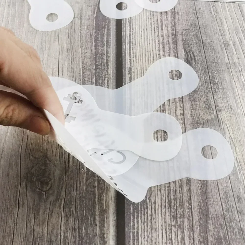 Cappuccino Mold 20pcs Coffee Stencils DIY Fancy Printing Foam Spray Cake Drawing Tool