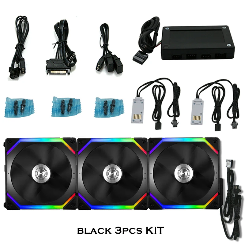 Black 3pcs