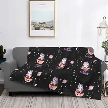 

Super A Is for Adley Blanket Unicorn Rainbow Cute Pattern Warm Bed Cover Plush Super Soft Flannel Quilt Bedding Bed Sofa Blanket
