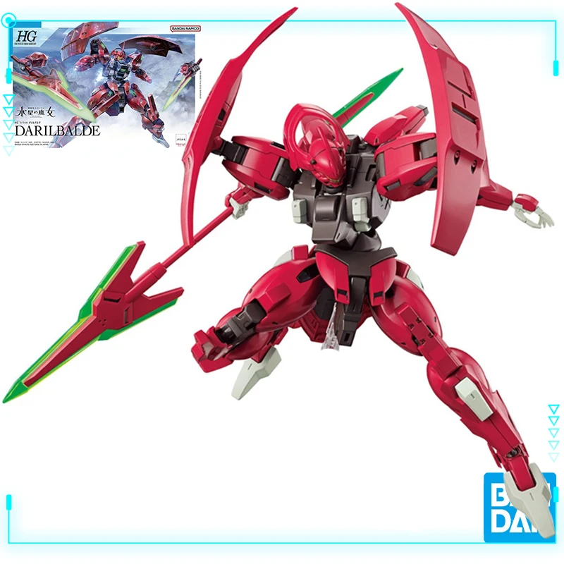 

Bandai Original HGTWFM 1/144 THE WITCH FROM MERCURY GUNDAM MD-0064 Darilbalde Anime Mobile Suit Gundam Action Figure Model Toy