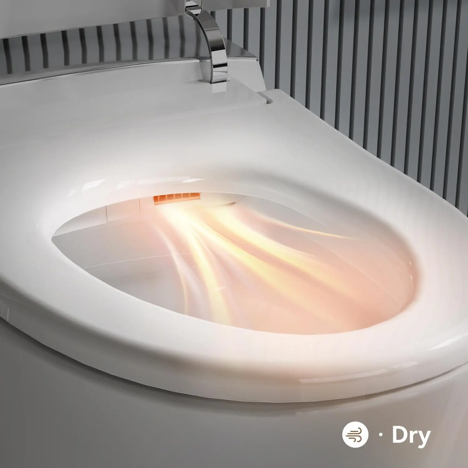 oilet with Bidet Built In Bidet Toilet with Heated Seat Elongated Japanese Toilet with Automatic FlushDryer Night Light 6