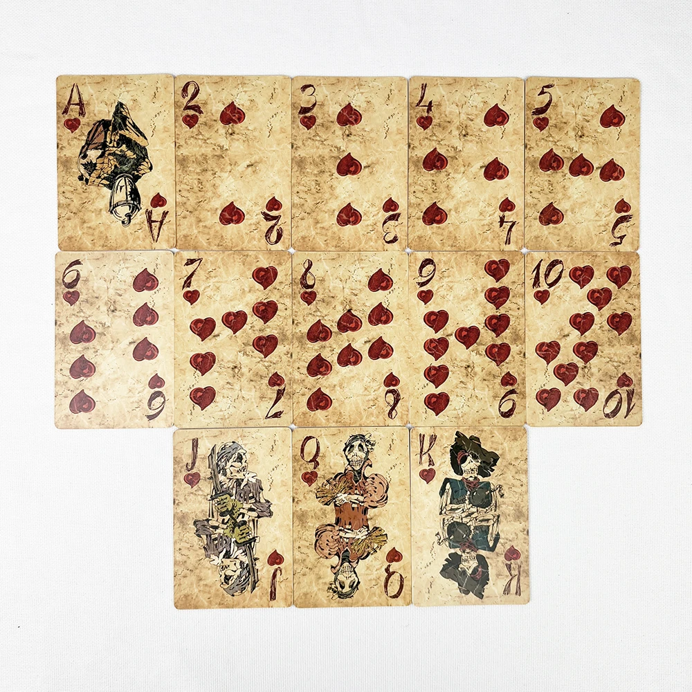 60x90mm 해적선 카드 놀이 레트로 보드 게임 캐리비안의 해적 포커 카드 게임 파티를위한 빈티지 스타일 포커 카드