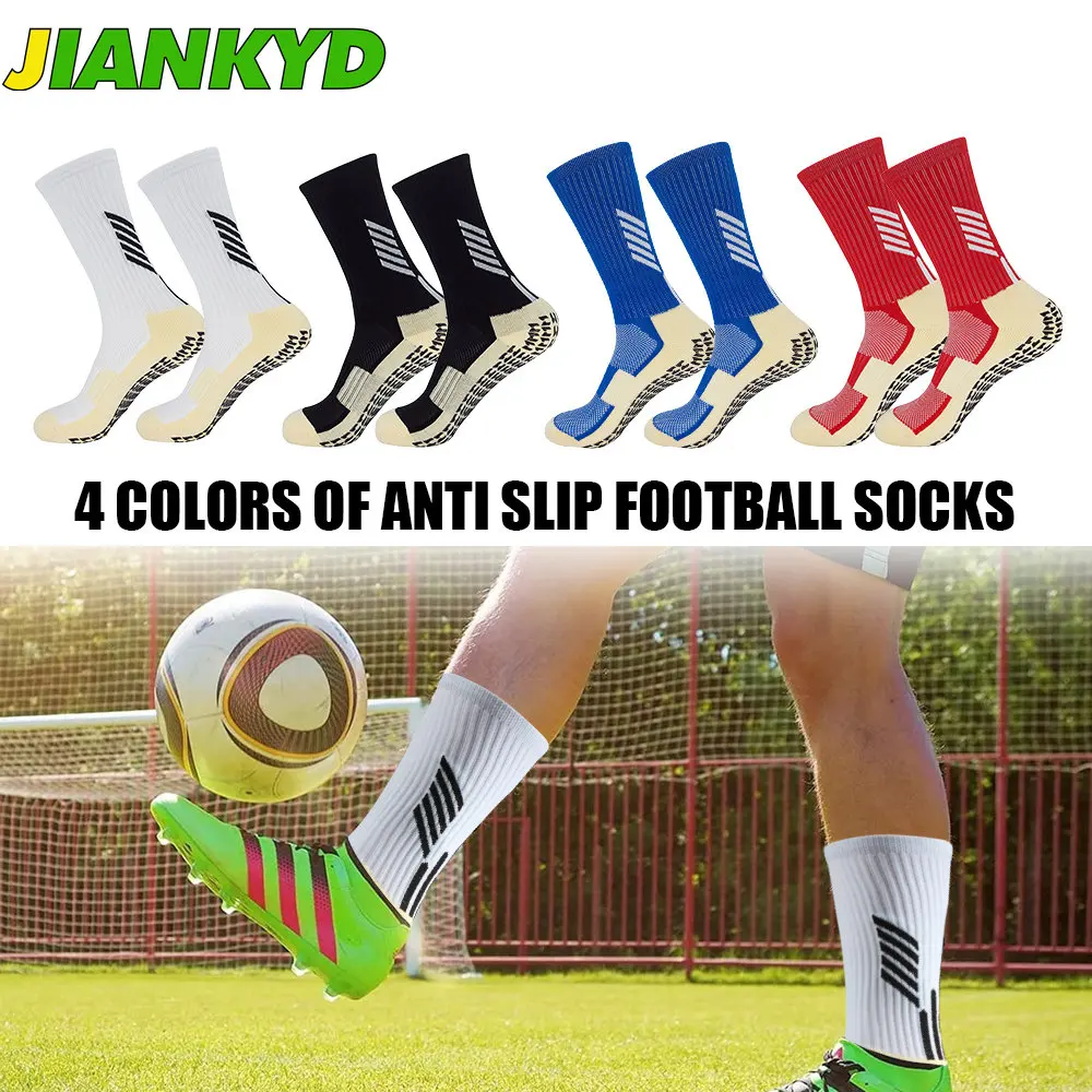 

Anti-Slip Athletic Socks for Men Women/Kids Elderly Non-slip Slipper Sock Grip Trainning Sock for Soccer Football Yoga Baseball