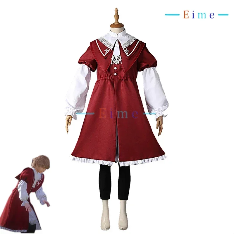 

Game FF16 Joshua Rosfield Cosplay Costumes Fancy Party Suit Gothic Red Outfits Halloween Carnival Uniforms Custom Made