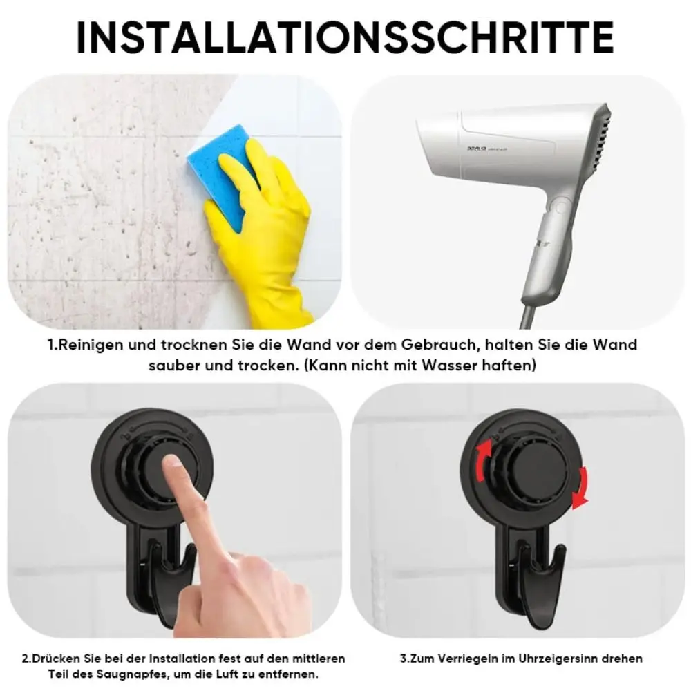 Fashion Powerful Suction Cup Hooks Vacuum Reusable Shower Hooks Heavy Duty Clothes Hook